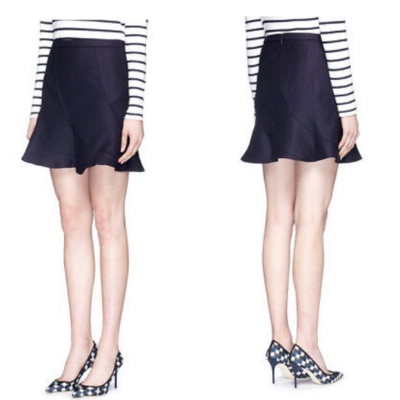 J. Crew Dresses & Skirts - J. Crew Navy Flutter Mini Skirt NWOT